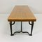 French Oak and Wrought Iron Coffee Table, 1940s, Image 13