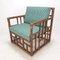 Italian Bamboo Lounge Chairs With Hermès Upholstery, 1970s, Set of 2, Image 9