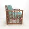 Italian Bamboo Lounge Chairs With Hermès Upholstery, 1970s, Set of 2 23