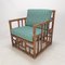 Italian Bamboo Lounge Chairs With Hermès Upholstery, 1970s, Set of 2 19