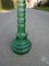 Vintage Green Long Neck Glass Empoli Vase Bottle, Image 2