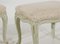 Antique Swedish Stools in Rococo Style, Image 2