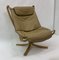 Falcon Leather Lounge Chair by Sigurd Ressel for Vatne Furniture, 1970s 3