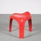 Tabouret Casalino Rouge par Alexander Begge pour Casala, Allemagne, 2000s 2