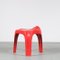 German Casalino Stool in Red by Alexander Begge for Casala, 2000s, Image 1