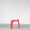 Tabouret Casalino Rouge par Alexander Begge pour Casala, Allemagne, 2000s 3