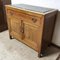 Italian Mahogany and Marble Top Sideboard with Mirror, 1930s 4