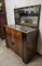 Italienisches Art Deco Sideboard mit Marmorplatte und Spiegel 5