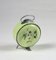 Reloj despertador italiano de metal esmaltado de Helm, años 60, Imagen 4