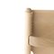 Natural Oak and Natural Leather Saxe Chair from by Lassen 11