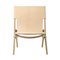 Natural Oak and Natural Leather Saxe Chair from by Lassen 3