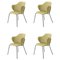 Green Remix Chairs from by Lassen, Set of 4 1