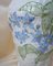 Blaue Blumenstickerei Vase von Caroline Harrius 3