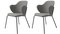 Gray Fiord Let Chairs from by Lassen, Set of 2 2