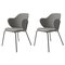 Gray Fiord Let Chairs from by Lassen, Set of 2 1