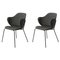 Grey Remix Chairs from by Lassen, Set of 2, Image 1