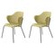 Chaises Remix Vertes de par Lassen, Set de 2 1