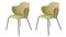 Chaises Remix Vertes de par Lassen, Set de 2 2