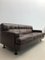 Mid-Century Square Sofa in Brown Leather by Marco Zanuso for Arflex, 1960s 7