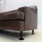 Quadratisches Mid-Century Sofa aus braunem Leder von Marco Zanuso für Arflex, 1960er 8