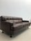 Quadratisches Mid-Century Sofa aus braunem Leder von Marco Zanuso für Arflex, 1960er 15