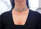 Rose Gold and Silver Chocker Necklace with Rock Crystal and Diamonds 5