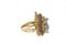 Gold Peacock Ring with Gemstone, Image 4