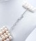 Platinum Necklace with Diamonds, Emerald and Pearls 4