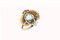 Ring with Aquamarine Rose Gold Tanzanite and Diamonds 2