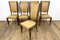Art Deco Chairs in Beech Painted in Macassar, Set of 8 3