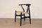 Chaises Wishbone CH24 avec Cadre Noir par Hans J. Wegner pour Carl Hansen & Son, 1960s, Set de 10 9