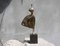 Estatua de mujer bailando Mid-Century de bronce de Milko Dobrev, Imagen 1