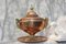 Belgian Copper Tureen or Soup Serving Bowl, Image 1