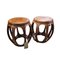 Vintage Chinese Huali Rosewood Stools / Side Tables, Set of 2 3