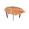 Mesa de comedor vintage y sillas de comedor de madera nudosa de nogal de Nathan. Juego de 5, Imagen 3