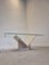 Abstract Travertine and Glass Coffee Table, Image 10