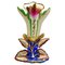 Petit Vase Art Nouveau en Porcelaine Peinte à la Main, 1930s 1