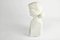 Marble Figurine with Silver Plaque 2