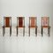 Chairs in Walnut, 1960s, Set of 4, Image 1