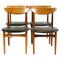 Danish Rosewood Dining Room Chairs, 1960s, Set of 4 1