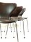 Model 3107 Seven Chairs by Arne Jacobsen for Fritz Hansen, Set of 6, Image 11
