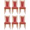 Mid-Century French Dining Chairs, Set of 6 1