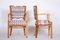 Art Deco Armchairs in Walnut, 1920s, Set of 2 5