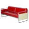Czechian Bauhaus Sofa in Leather and Chrome from Vichr & Spol, 1930s 1