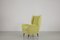 Italian Yellow Wingback Chair from I.S.A. Bergamo, 1950s 12