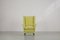 Italian Yellow Wingback Chair from I.S.A. Bergamo, 1950s 3