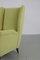 Italian Yellow Wingback Chair from I.S.A. Bergamo, 1950s, Image 15