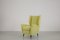 Italian Yellow Wingback Chair from I.S.A. Bergamo, 1950s, Image 13