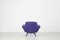 Set of Italian Lounge Chairs in Blue and Violet by Lenzi for Studio Tecnico, 1950s 12