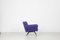 Set of Italian Lounge Chairs in Blue and Violet by Lenzi for Studio Tecnico, 1950s 10